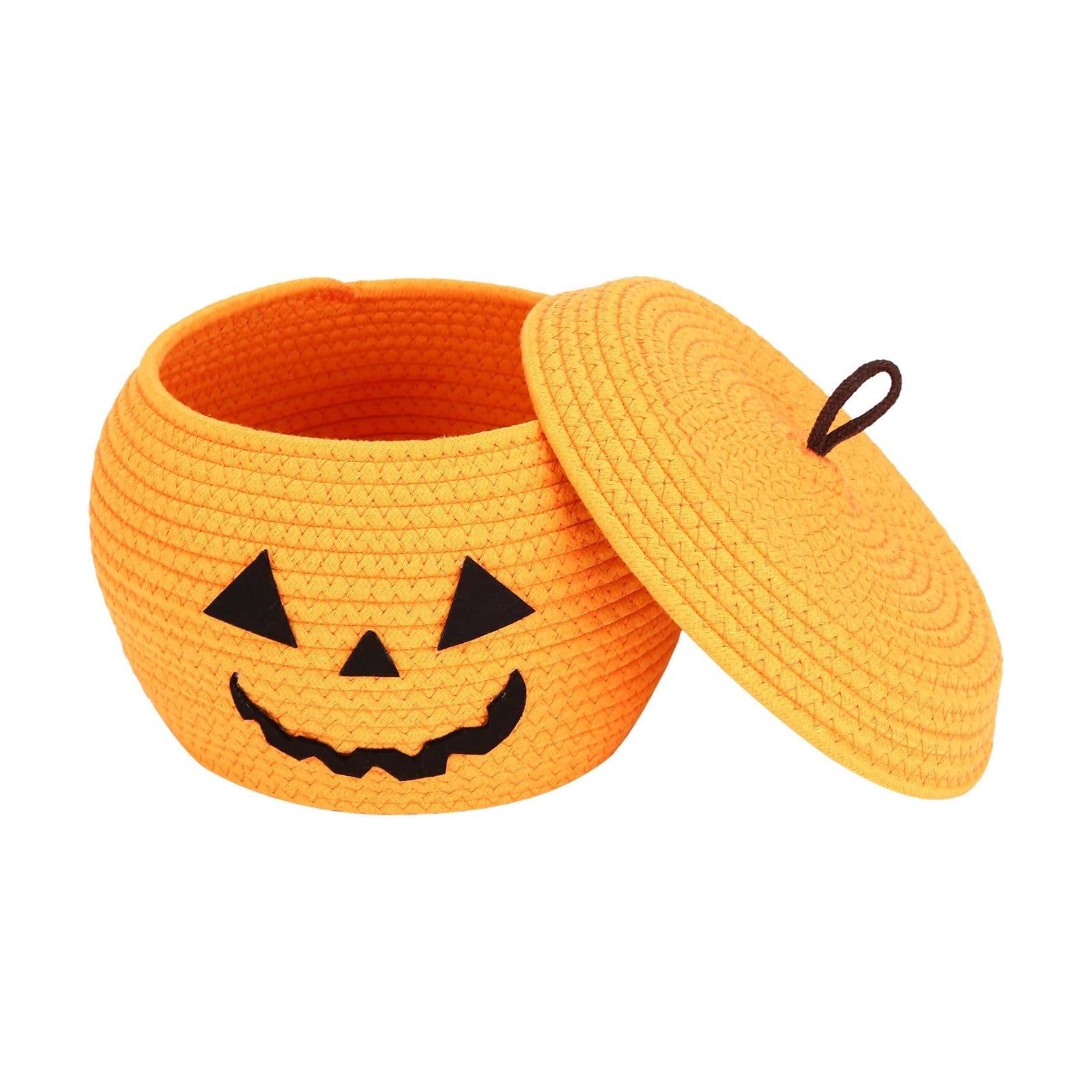 Pumpkin Woven Storage Bin / Small / Halloween