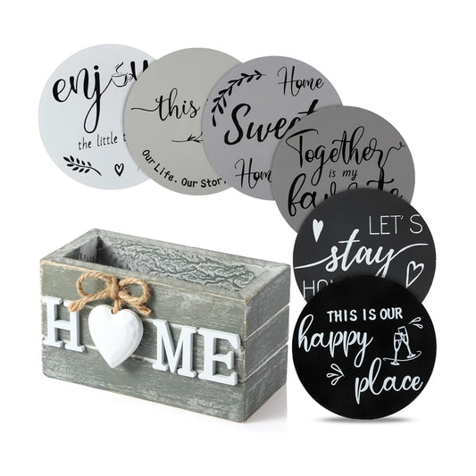 Holder 4'' Funny Decoration / Gray / Set of 6
