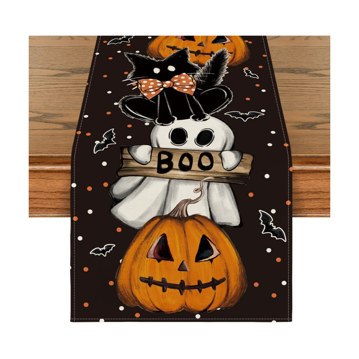 Artoid Mode 210 GSM Halloween Table Runner Home Party Decor 13x120 Inch