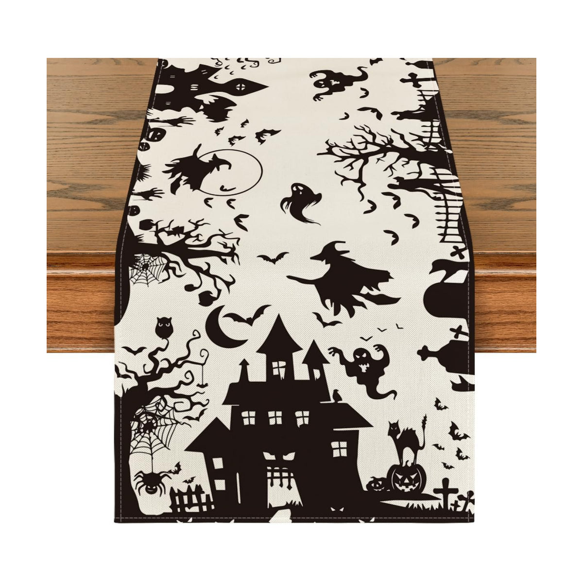 Artoid Mode 210 GSM Halloween Table Runner Home Party Decor 13x108 Inch
