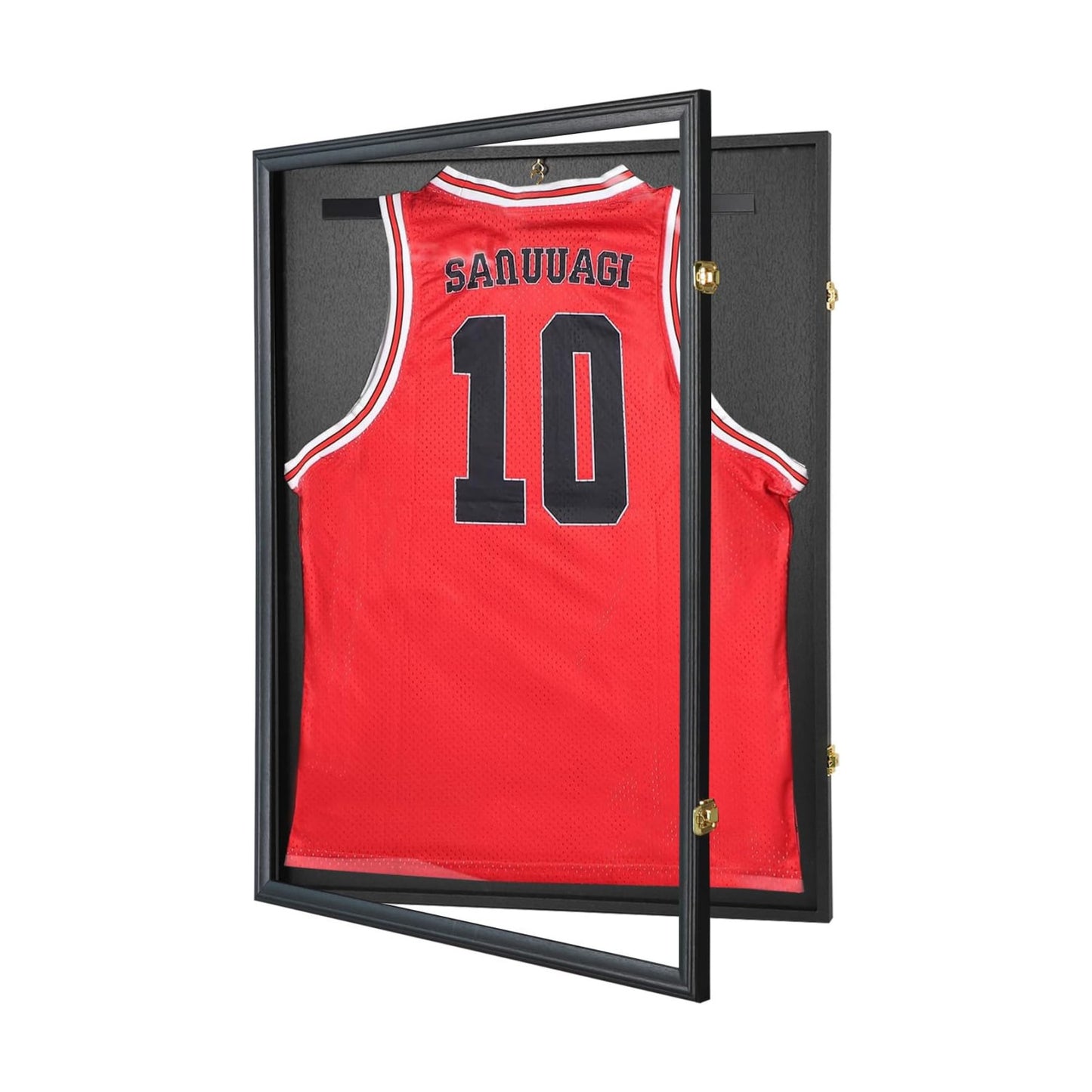 Jersey Frame Display Case Large Lockable Jersey Frame Shadow Box | UV Protected Acrylic and Hanger for Baseball