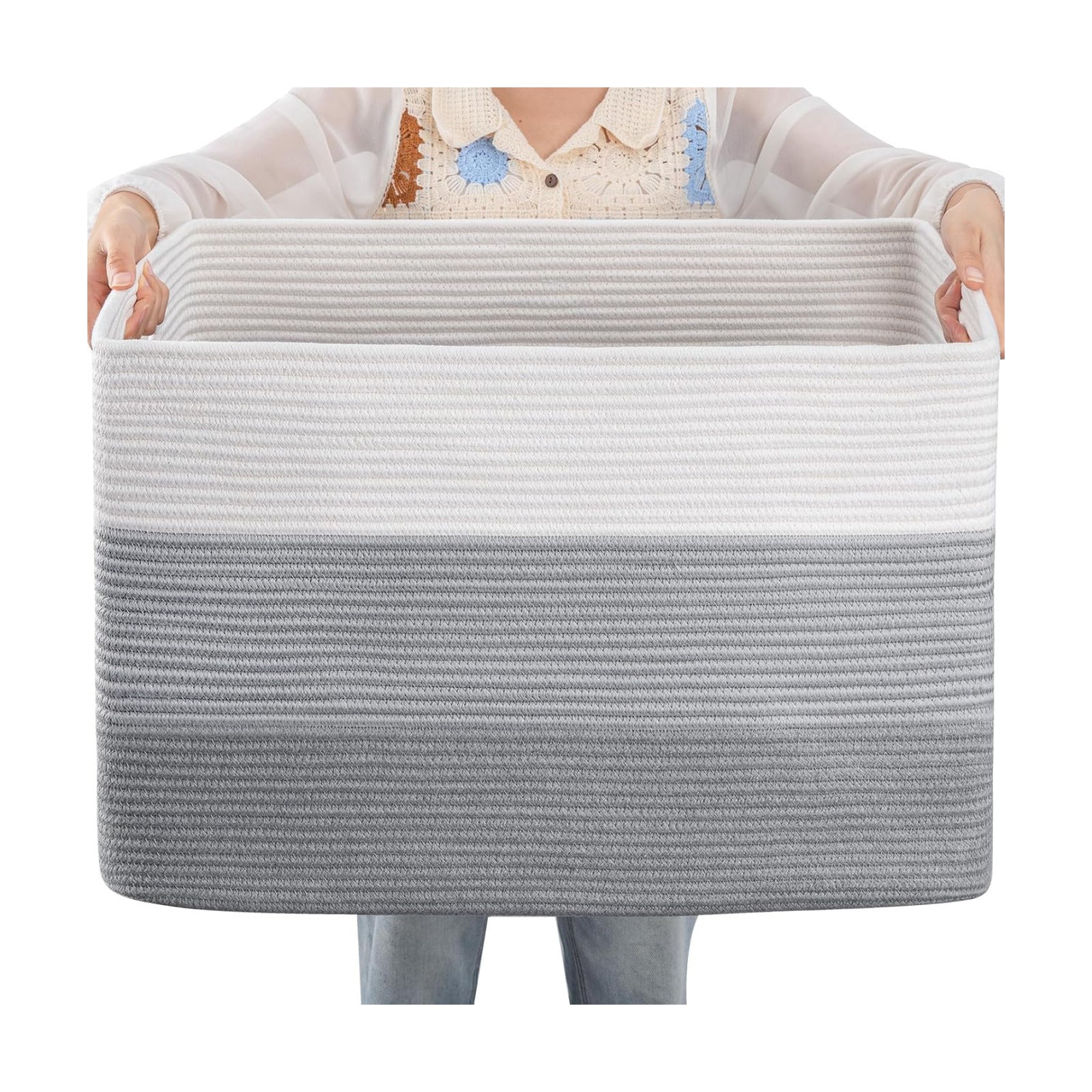 Rectangle Woven Baskets for Storage