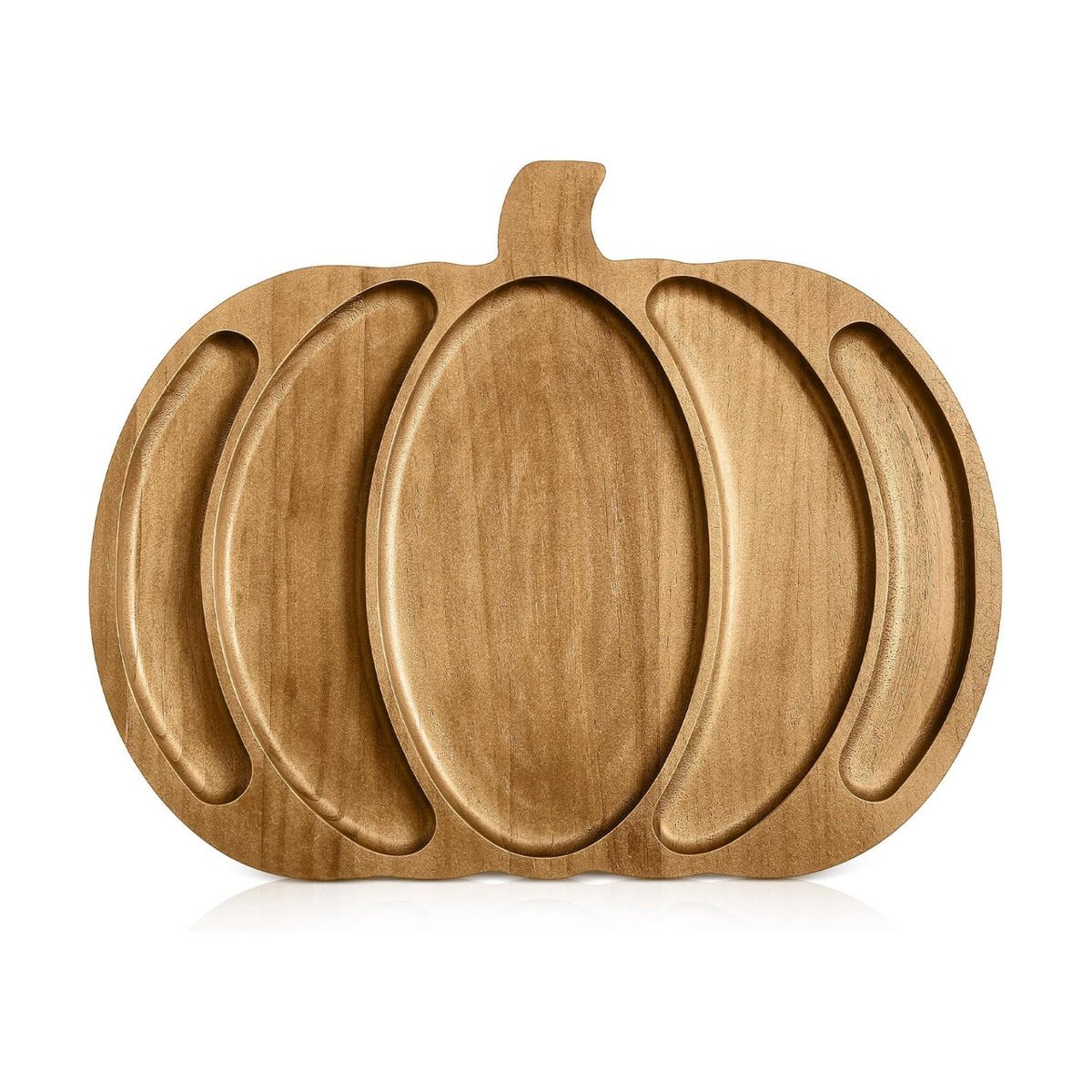 Sliner Pumpkin Charcuterie Board Wooden Fall Serving Platter Tray Dishes