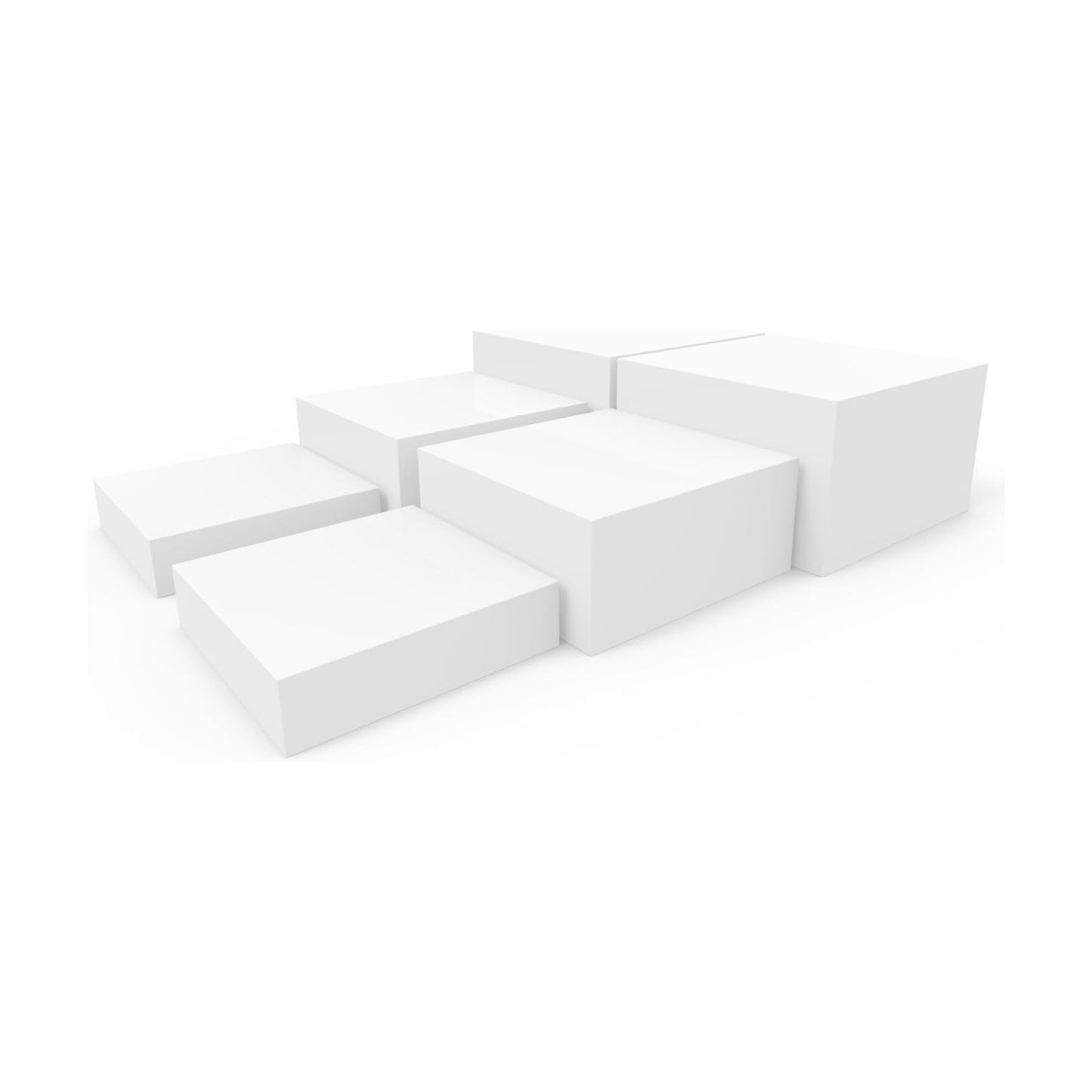 Display Stand Shelf for Catering Dessert Collectibles Jewelry / 2 Set