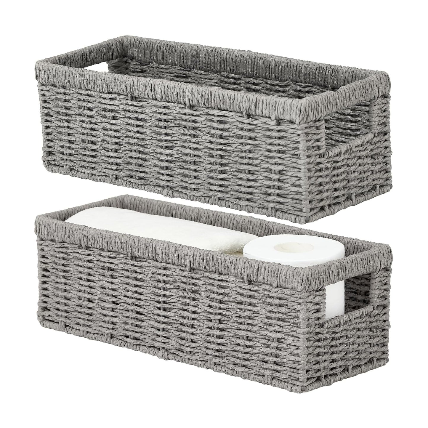 Wicker Baskets / Wicker Storage Basket / Paper Rope