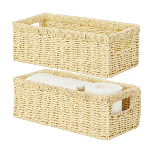 Wicker Baskets / Wicker Storage Basket / Paper Rope