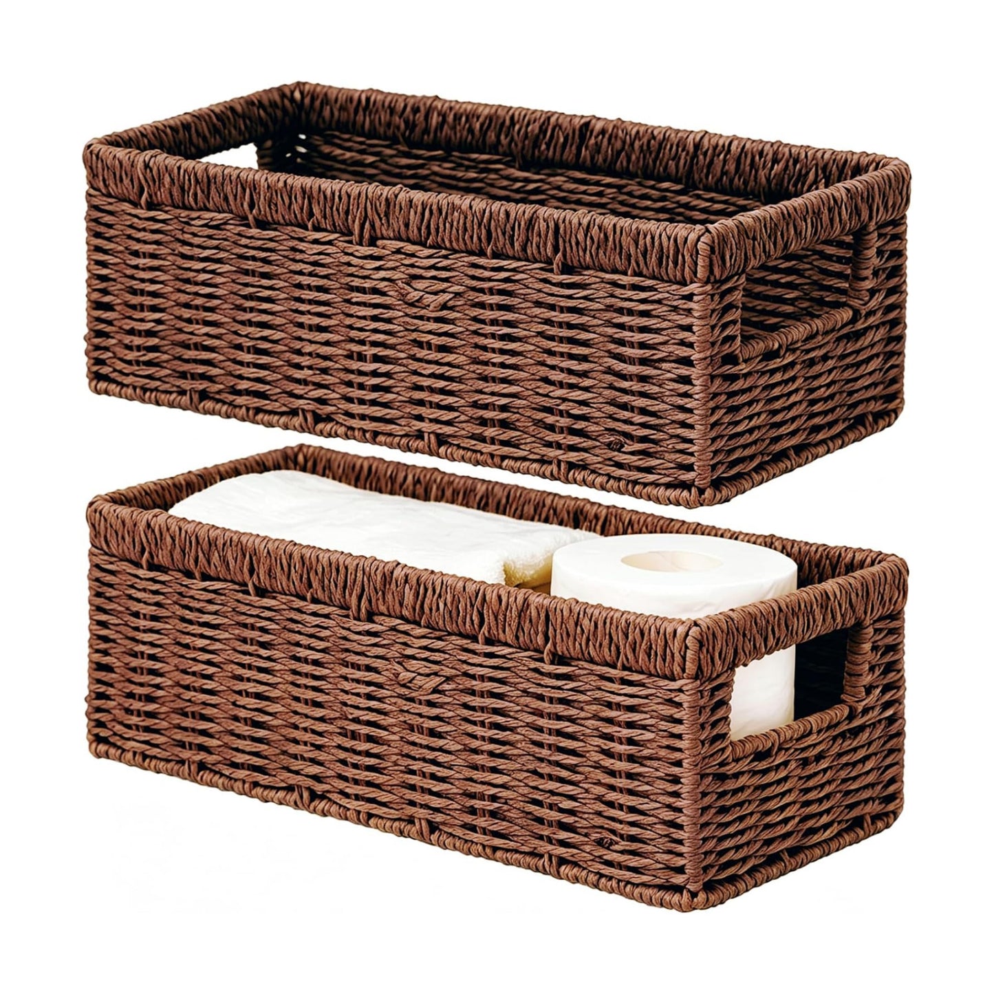 Wicker Baskets / Wicker Storage Basket / Paper Rope