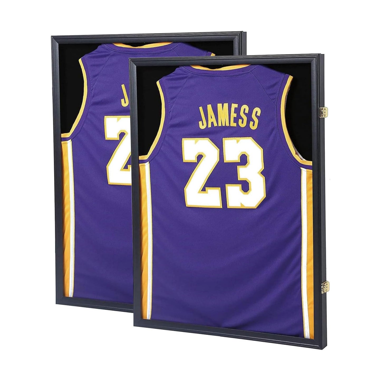Large Shadow Box Sports Jersey Fram, Jersey Frame Display Case 2pc | lockable, shatterproof acrylic,anti-theft