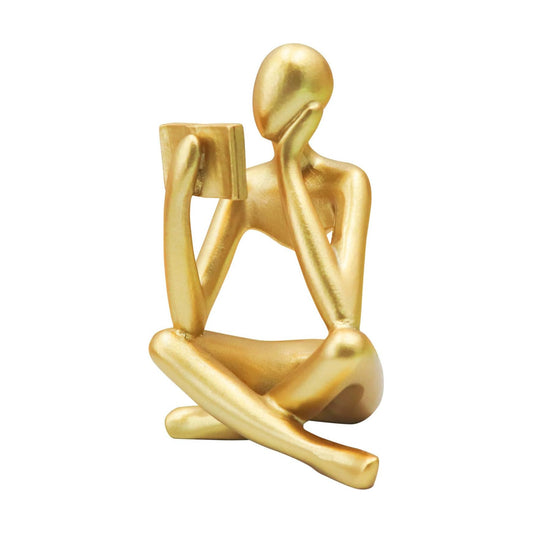 Modern Aesthetic Figurine Decoration / Small / Gold Right