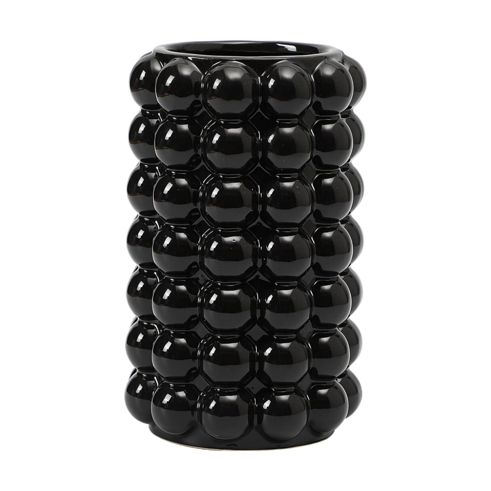 Modern Vases / Ceramic Vase for Flowers / Black / Large