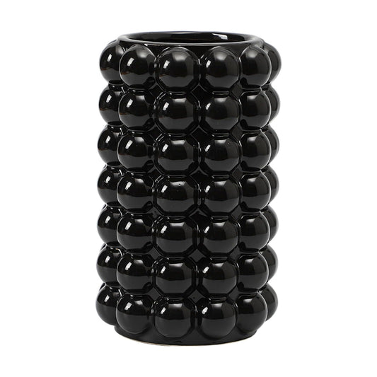 Modern Vases / Ceramic Vase for Flowers / Black / Large