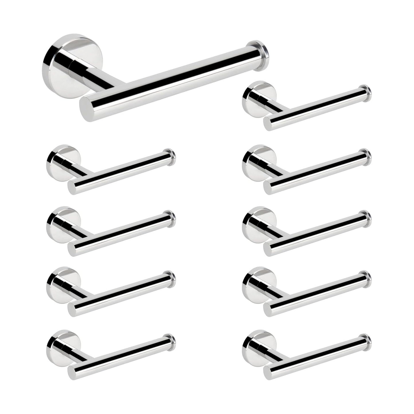 NearMoon Bathroom Toilet Paper Holder, Premium SUS304 Stainless Steel Rustproof Wall Mounted Toilet Roll Holder for