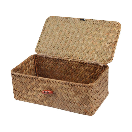 Wicker Shelf Baskets / Natural Small