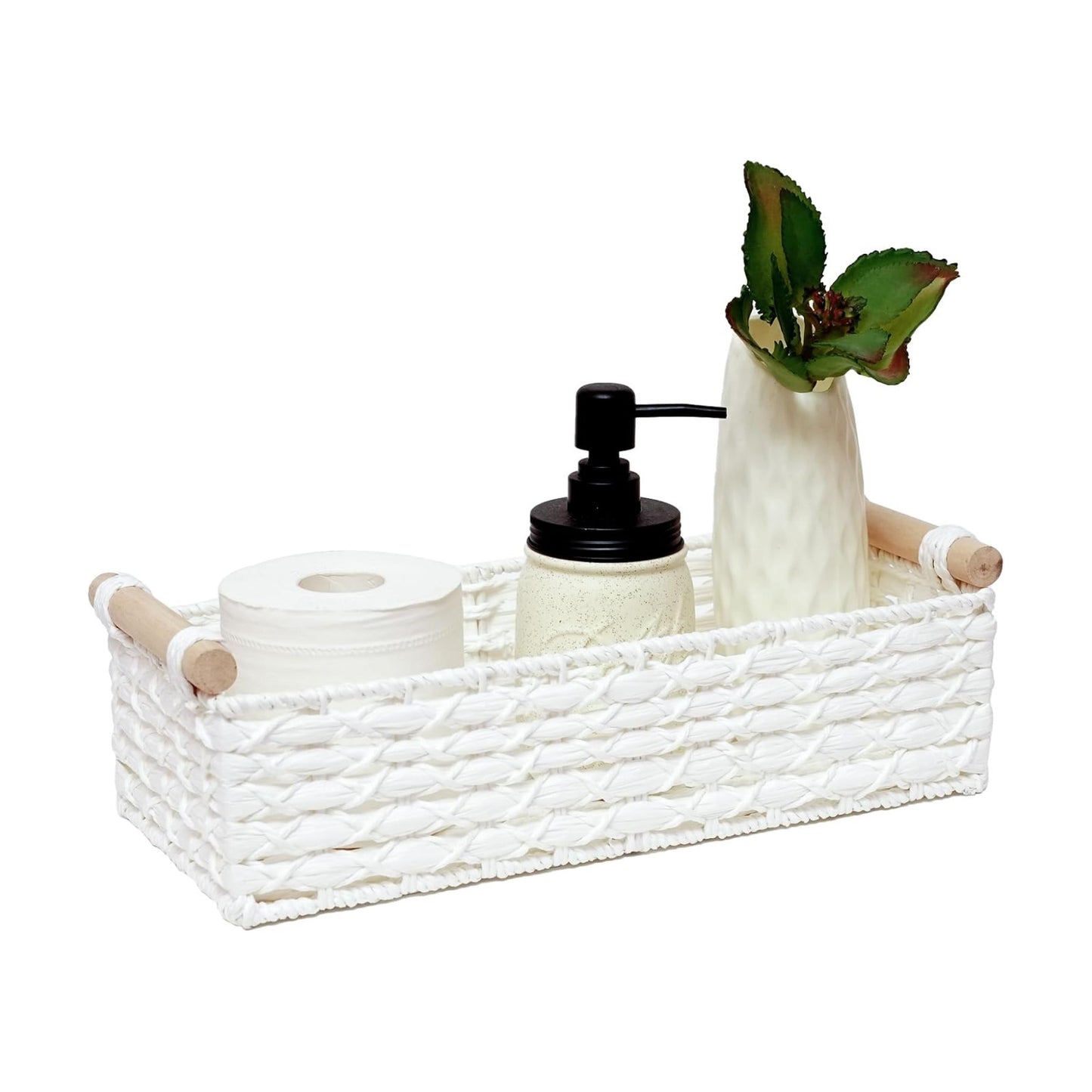 Basket for Toilet Paper Storage Baskets for Decor Organizing