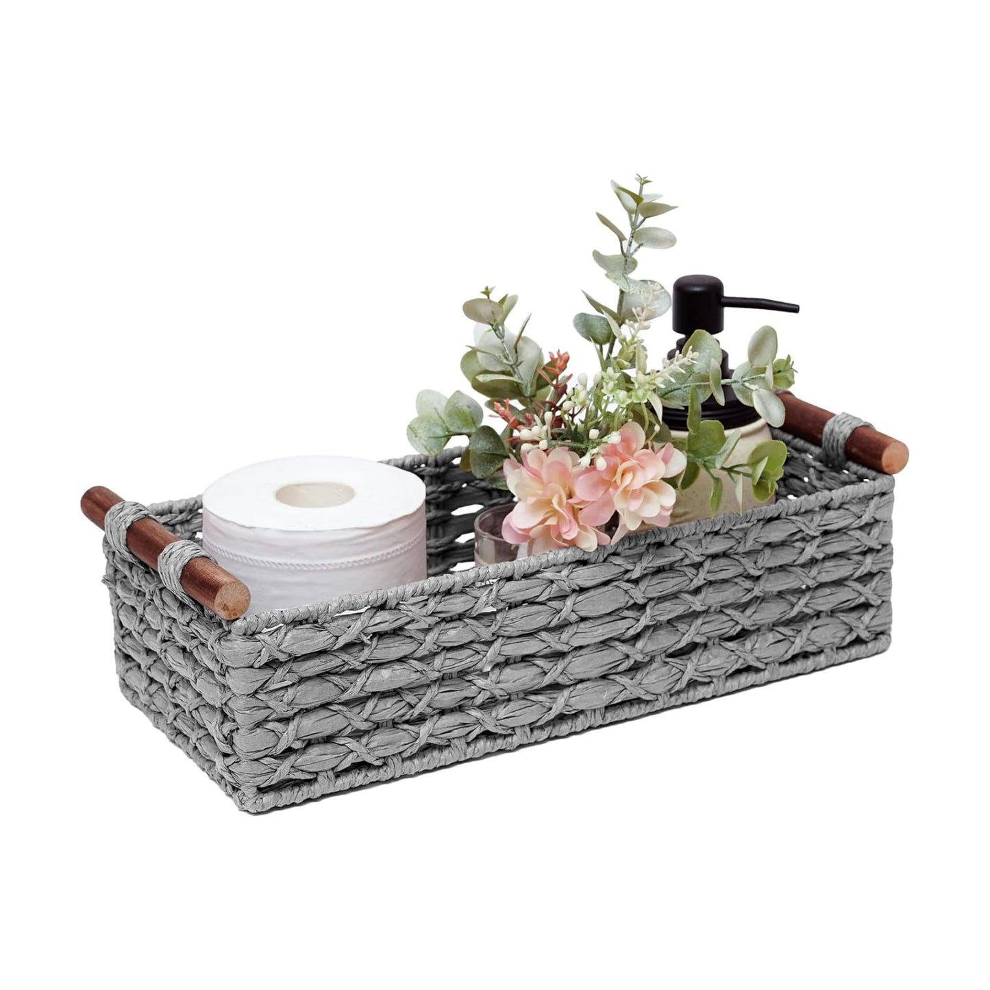 Basket for Toilet Paper Storage Baskets for Decor Organizing
