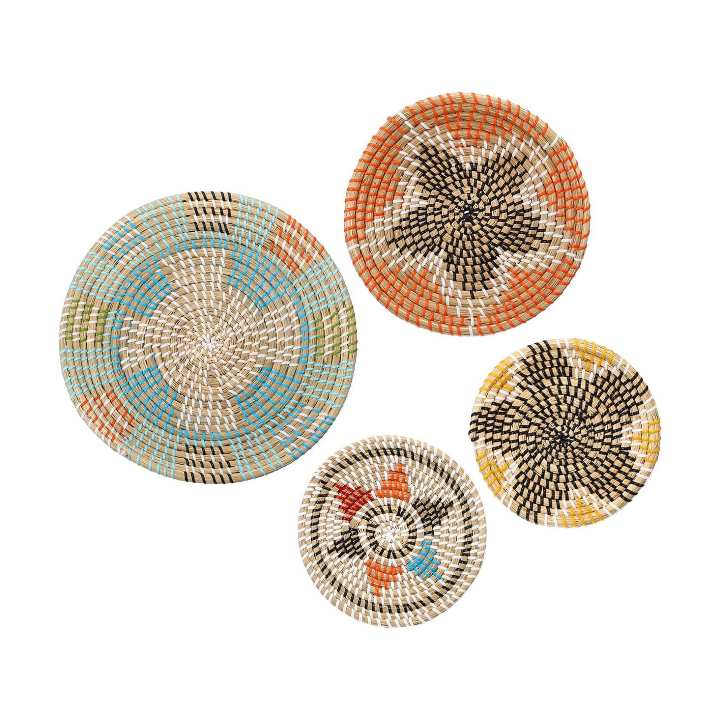Bohemian Wall Basket Set / Set of 4