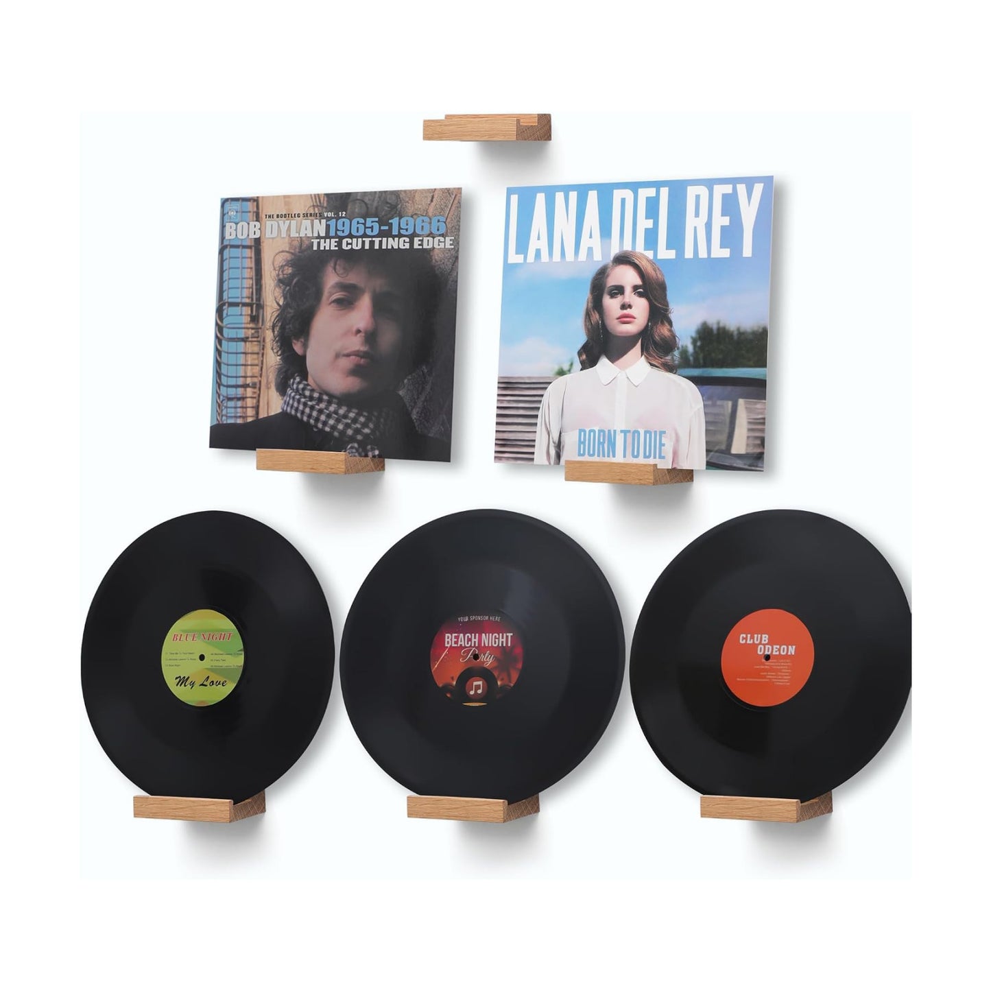 Wood Vinyl Record Shelf Wall Mount, Small Wall Record Holder Display Shelf, Vinyl Record Shelves Record Album Display