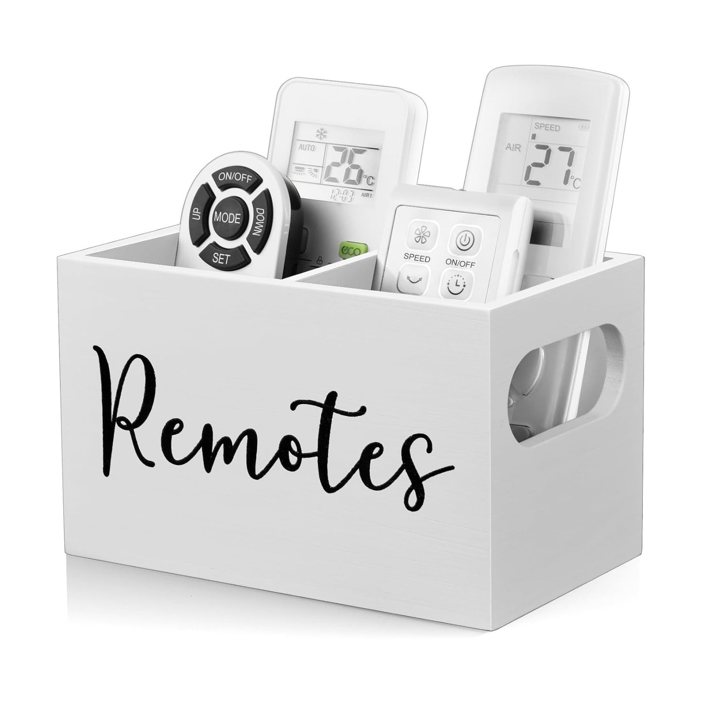 Remote Control Holder / White / 2 Slots