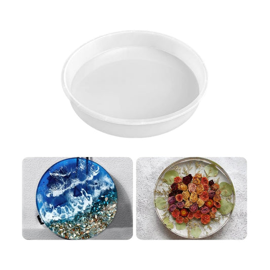 10" Round x 2" Deep Large Tray Mold / Set of 10