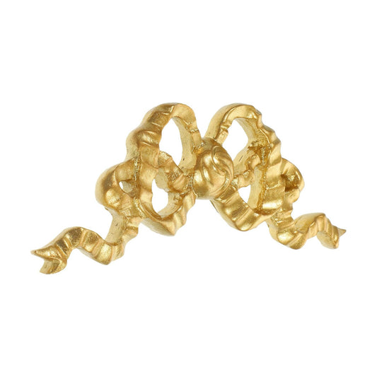 6.3" Vintage Bow Wall Decor / Gold