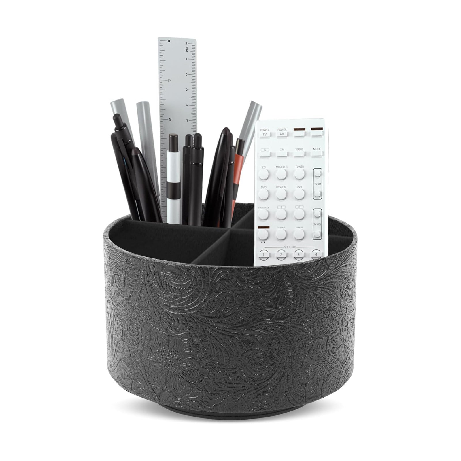 Remote Control Holder / 1-black2 / 360 Degree Rotation
