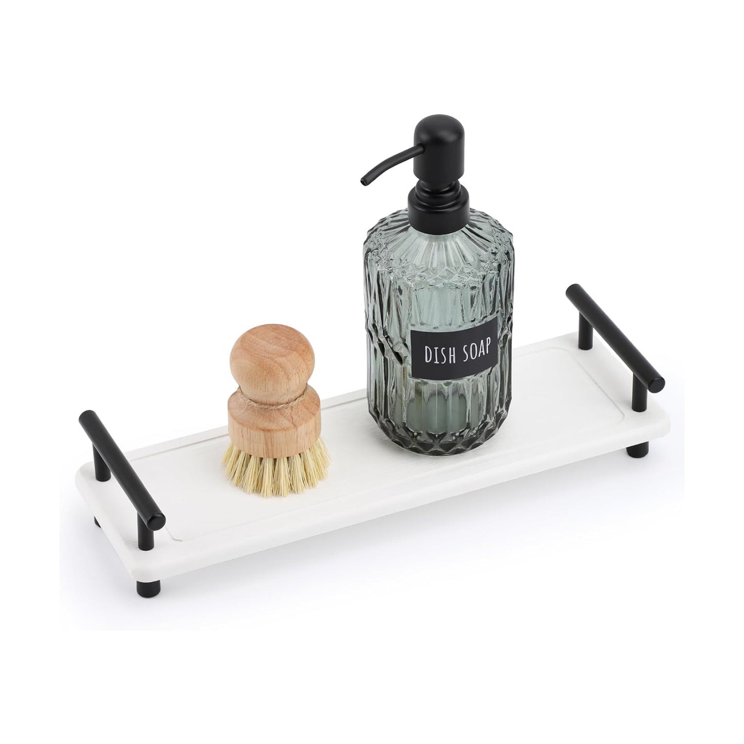 in Bathroom Tray / White / 12.2 x 3.9 x 2.5