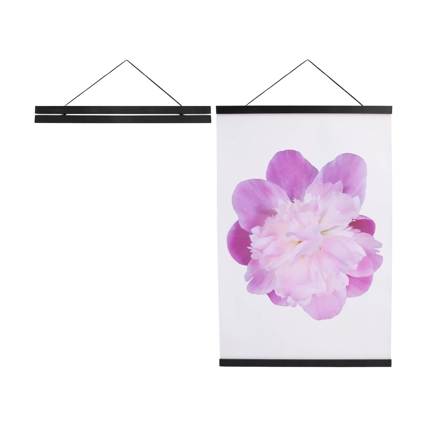 Magnetic Poster Hanger Frame, 36x48 36x24 Picture Frame Hanger,36In,Black