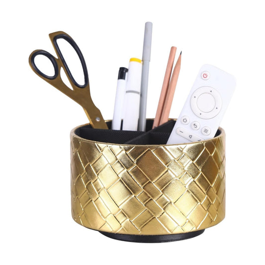 TV Remote Holder / Gold Grid