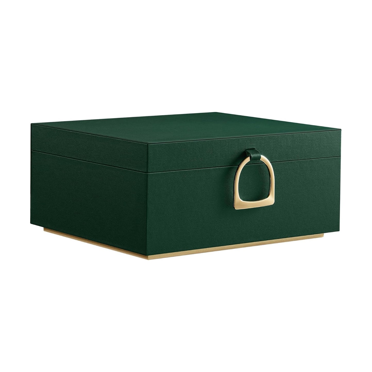 Jewelry Organizer / Removable Jewelry Tray / Forest Green