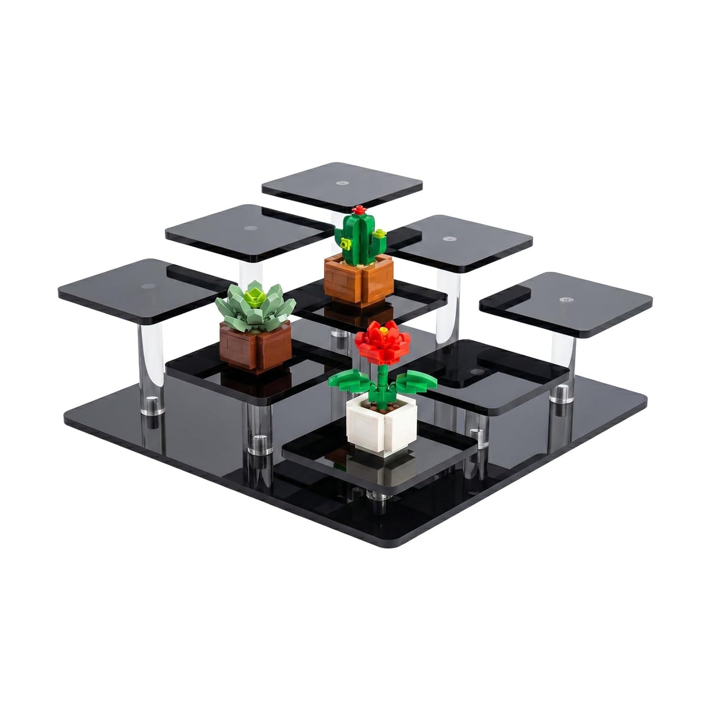 Acrylic Display Stand for Mini Lego Sets Party Favors and Mini LEGO Botanical Collection / Black