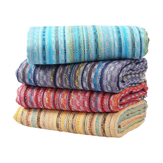 Cacala Extra Large Hand loomed Turkish Bath Towels Set of 4, 100% Cotton Quick-Drying and Lightweight Perfect for