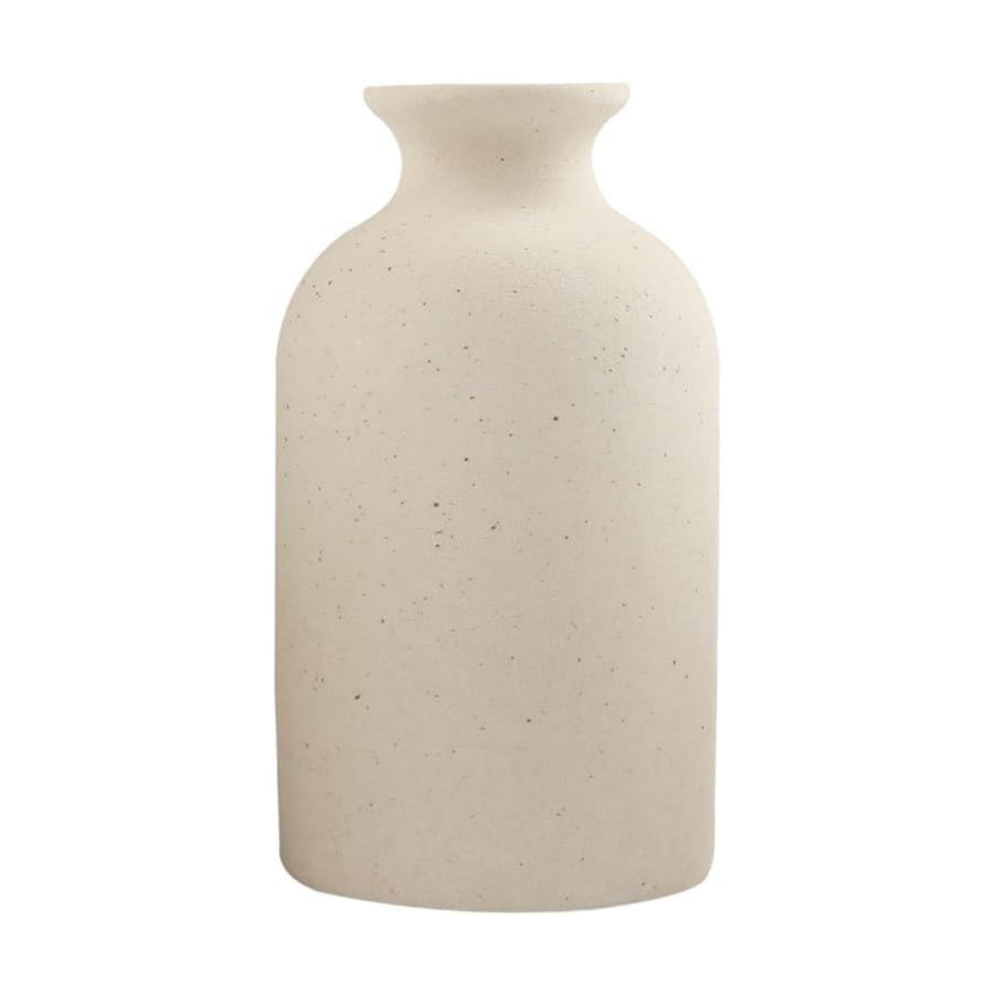 Ceramic Vase / Dry Flower Vases Minimalism Style for Modern Table Shelf Home Decor / Beige / Small