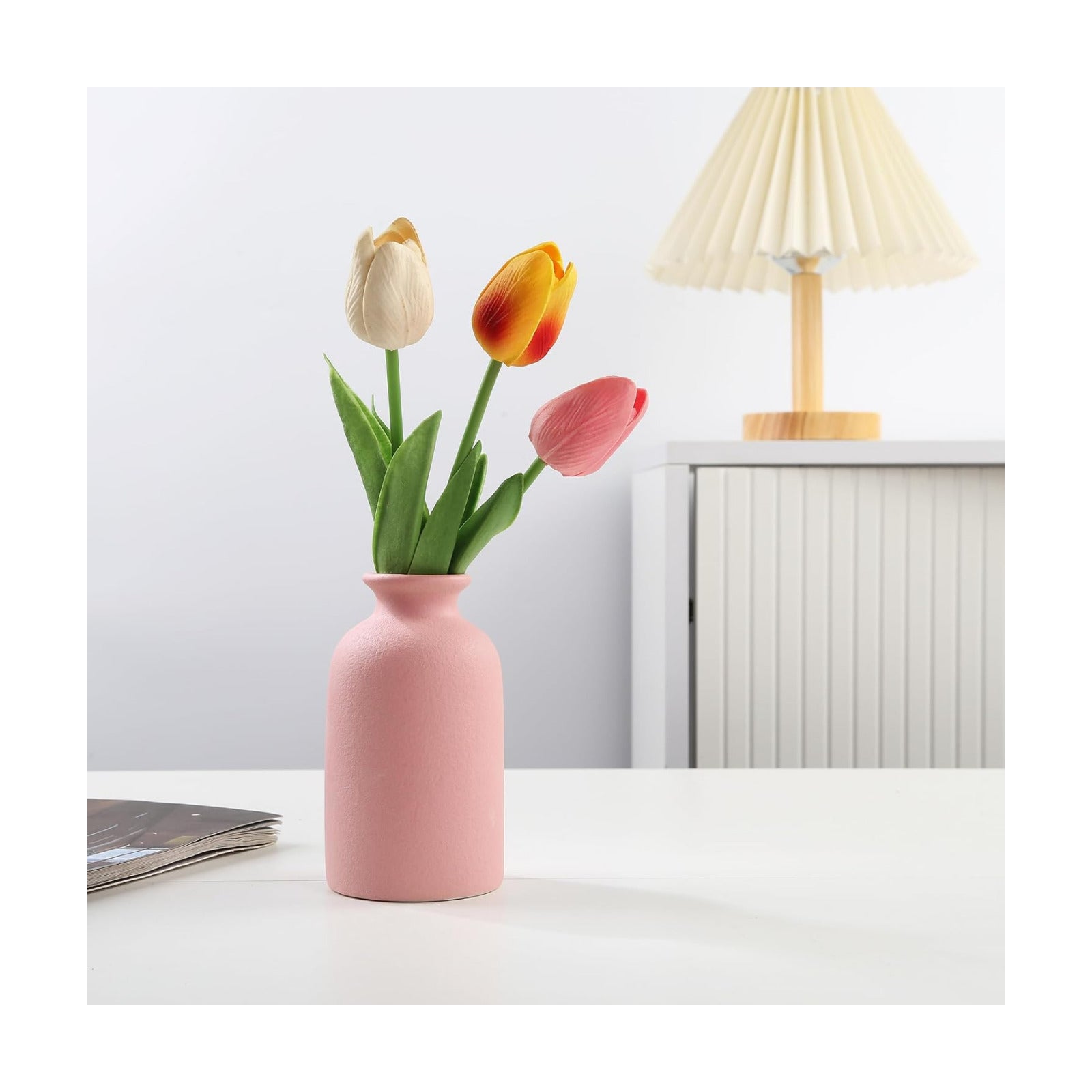 Ceramic vase Dry Flower Vases / Pink / Small