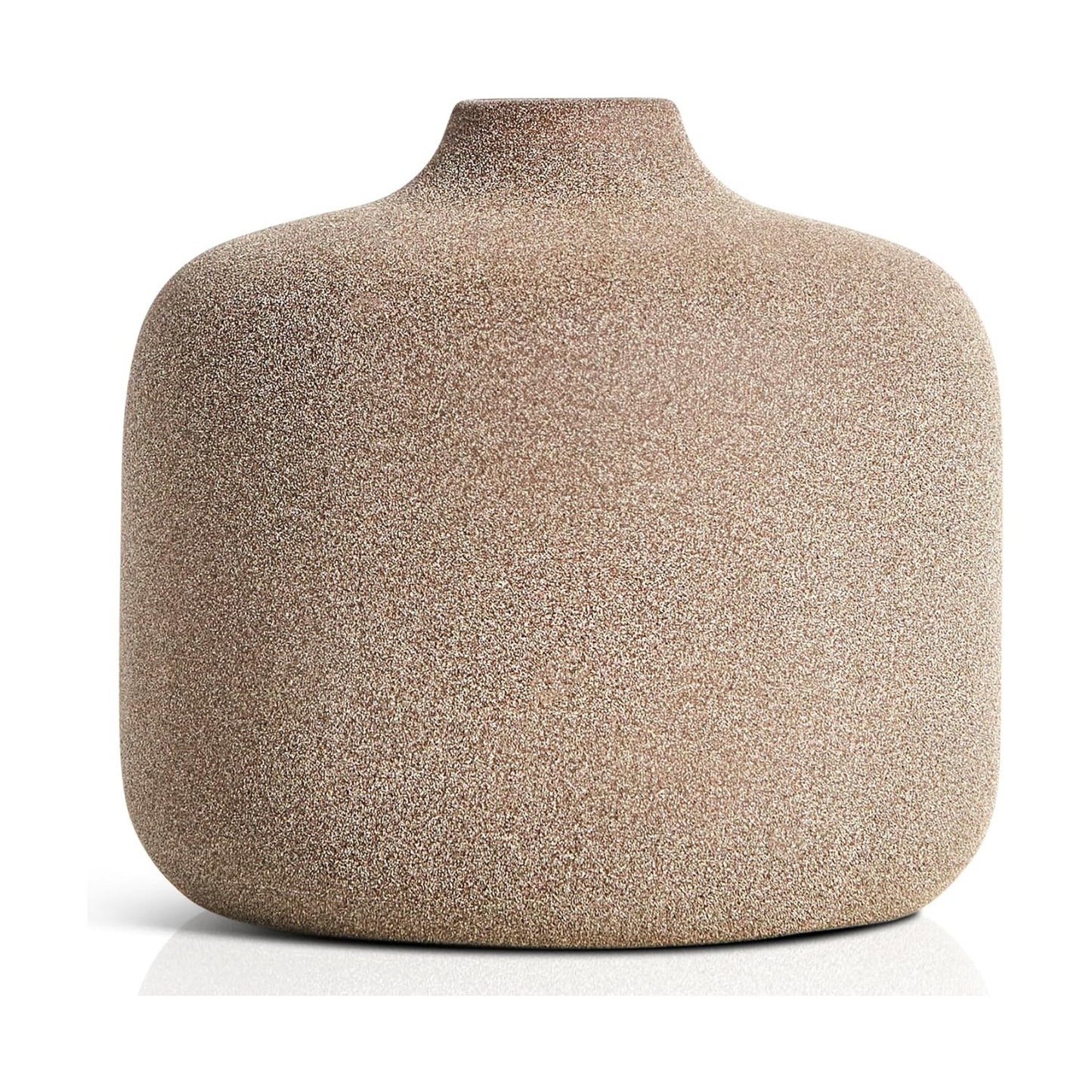 Round Boho Pampas Grass Vase