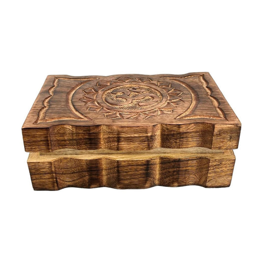 Wooden Mini Jewellery Design-Trinket Box for Ladies-Jewellery Storage Case-Antique / OM