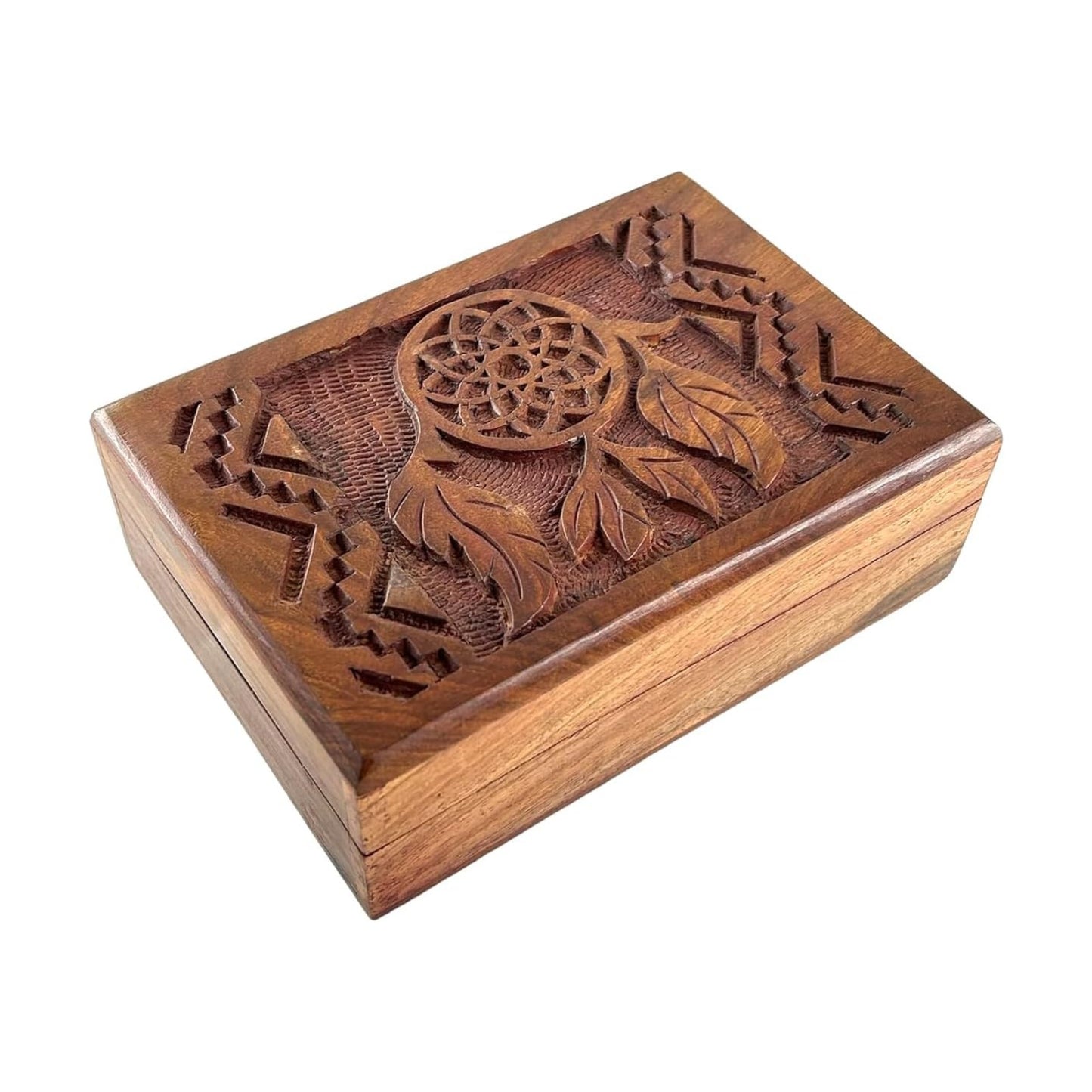 Wooden Mini Jewellery Box / Dream Catch