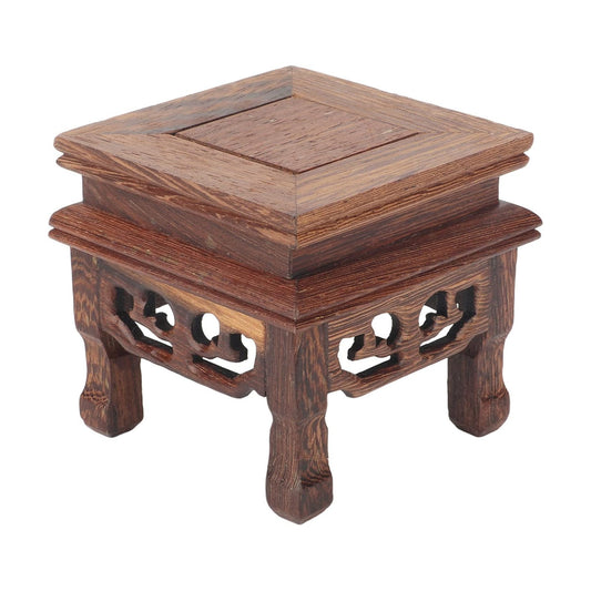 Mini Wood Pedestal Stand