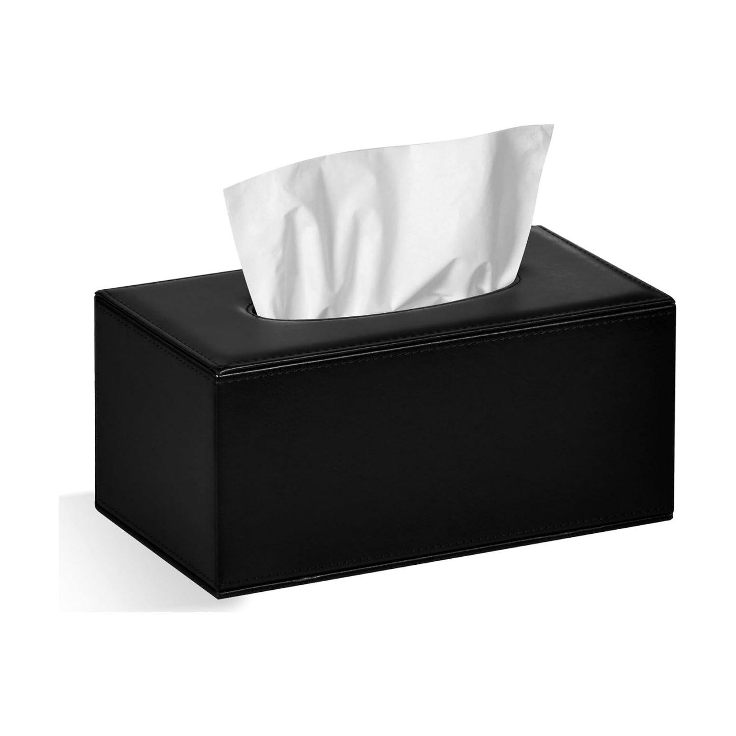 Tissue Box Cover Rectangular Tissue Box Holder / Black
