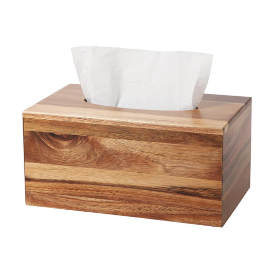 Acacia Wood Tissue Box Cover Rectangle / Acacia-rectangle