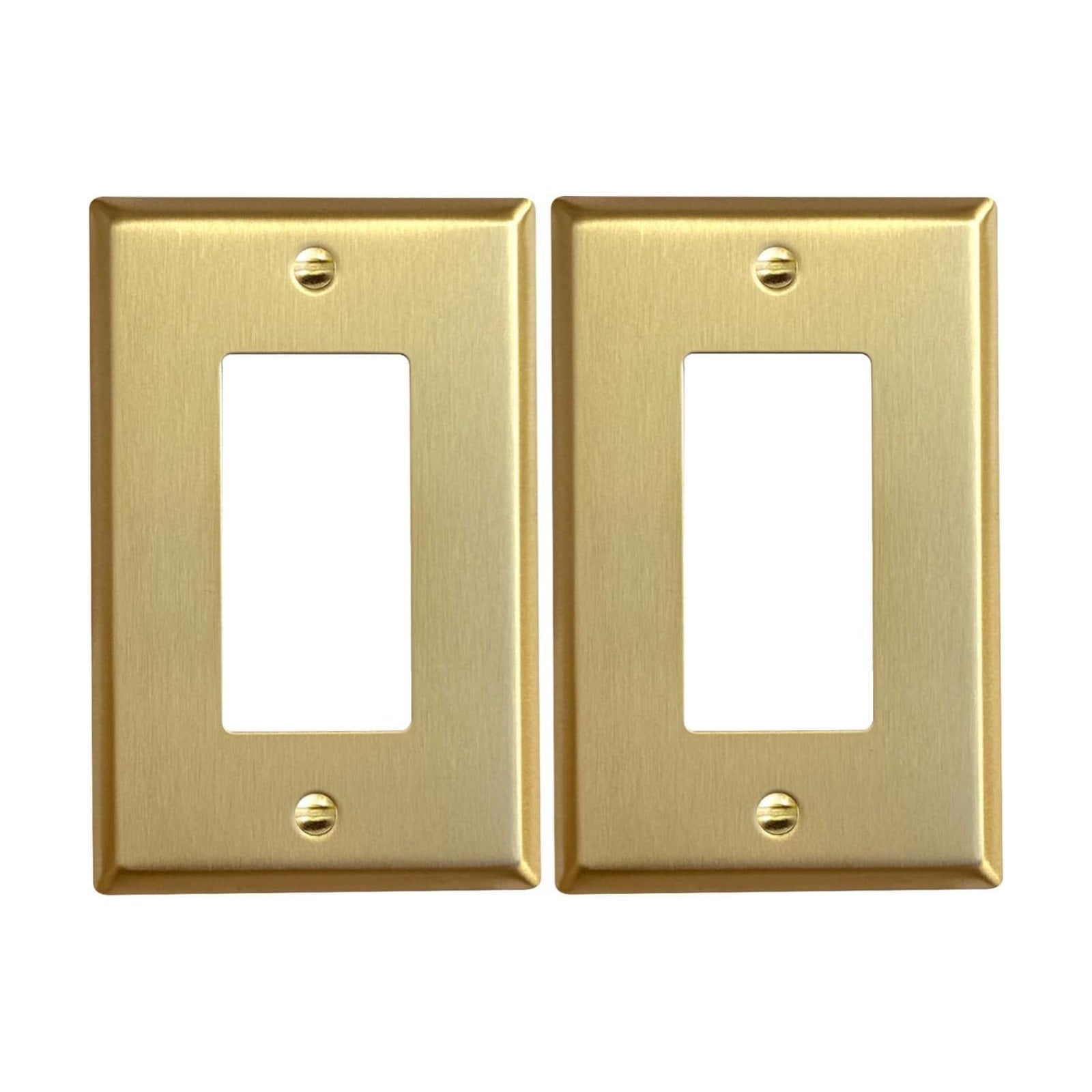 Rio Salto BRASS Gold Light Switch Cover Plate Rocker Switch Plate Wall Plate Ourlet Cover Decorator Paddle GFCI Solid