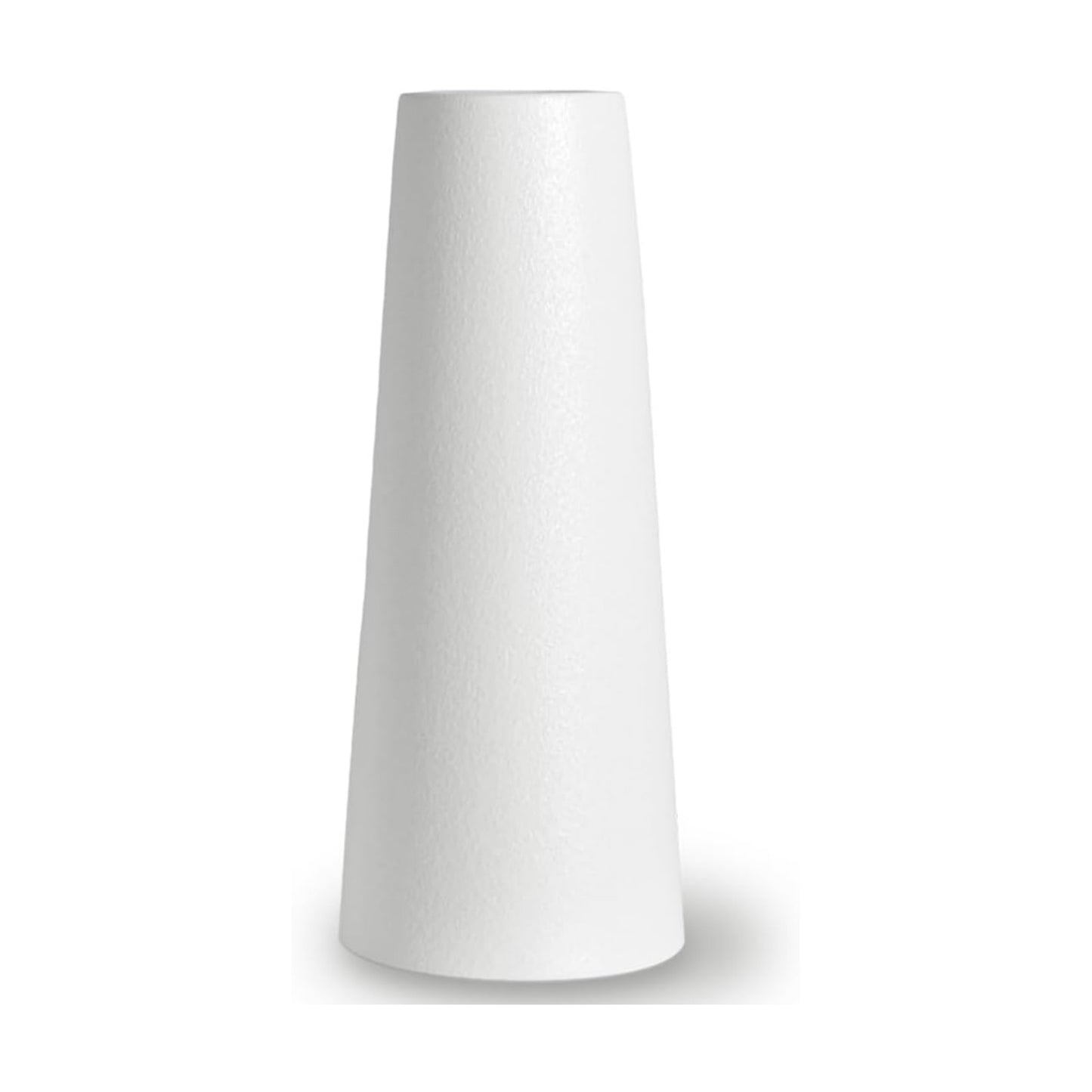 Simple Modern Ceramic Vase / Large: 10 Inches / White / 10 Inch