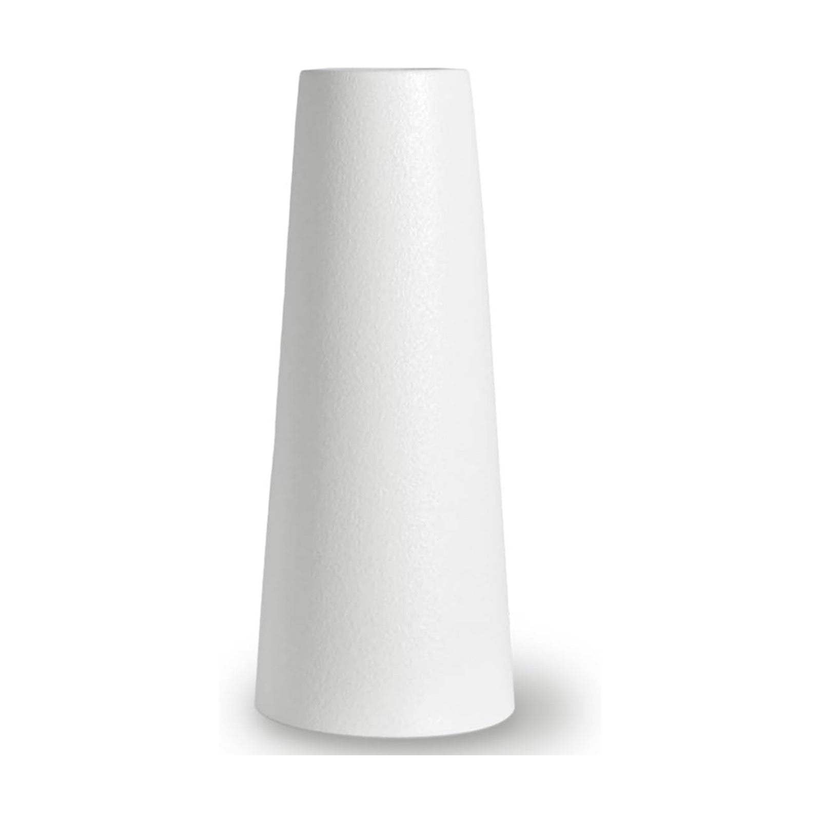 Simple Modern Ceramic Vase / Large: 10 Inches / White / 10 Inch