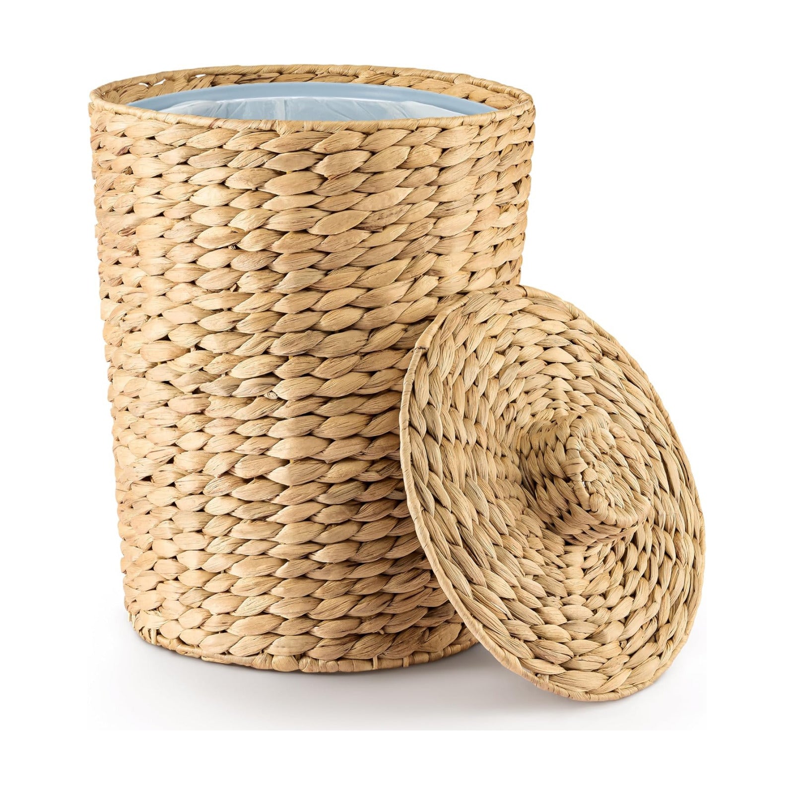 Wicker Waste Basket / Natural / 4 Gallons