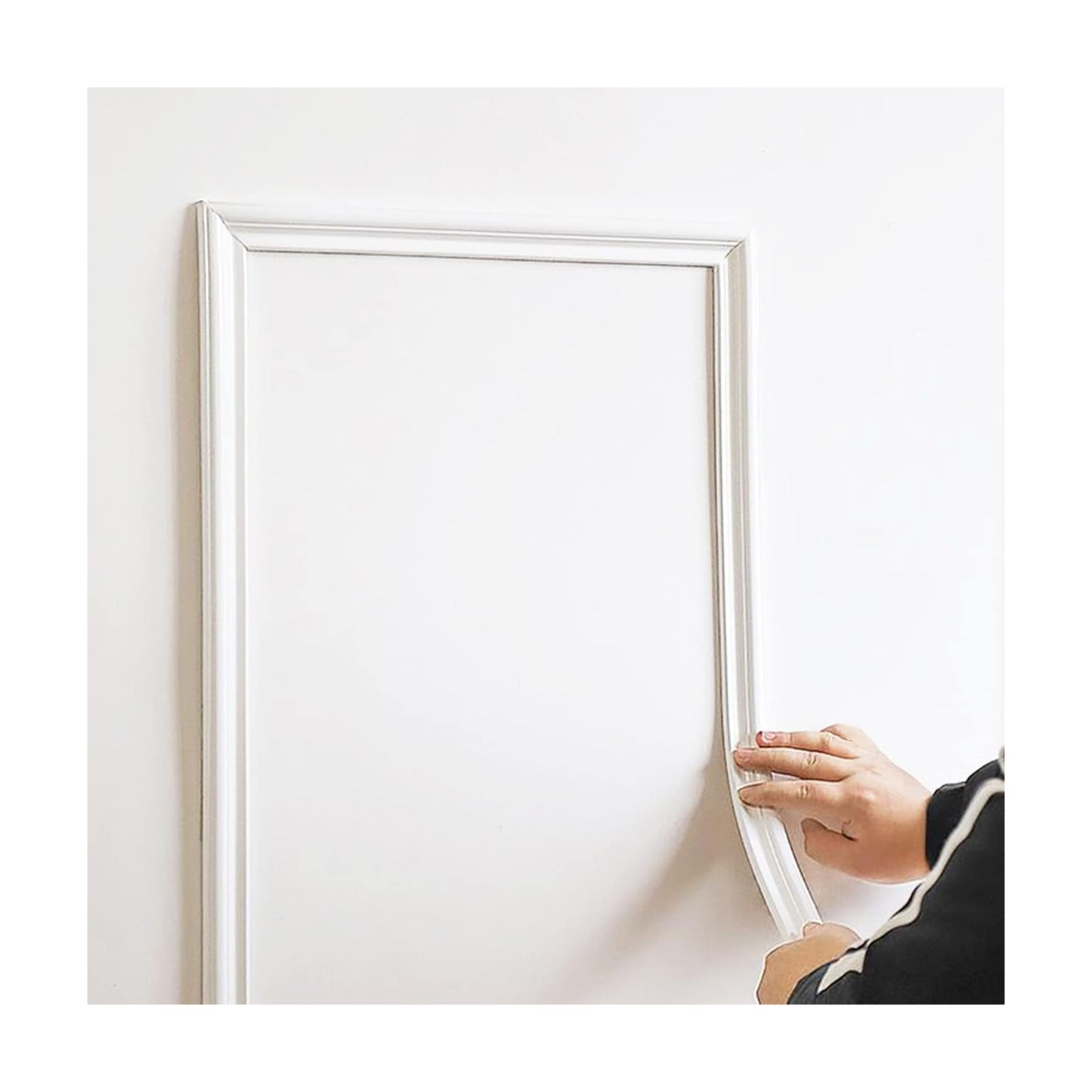 Peel and Stick Chair Rail Molding / 3m x 23mm / White