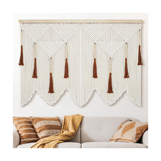 Wood Bead Tassel / Medium
