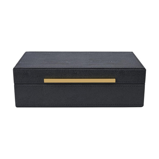 Keepsake And Memory Storage Decorative Boxes / 11 In / Black-1
