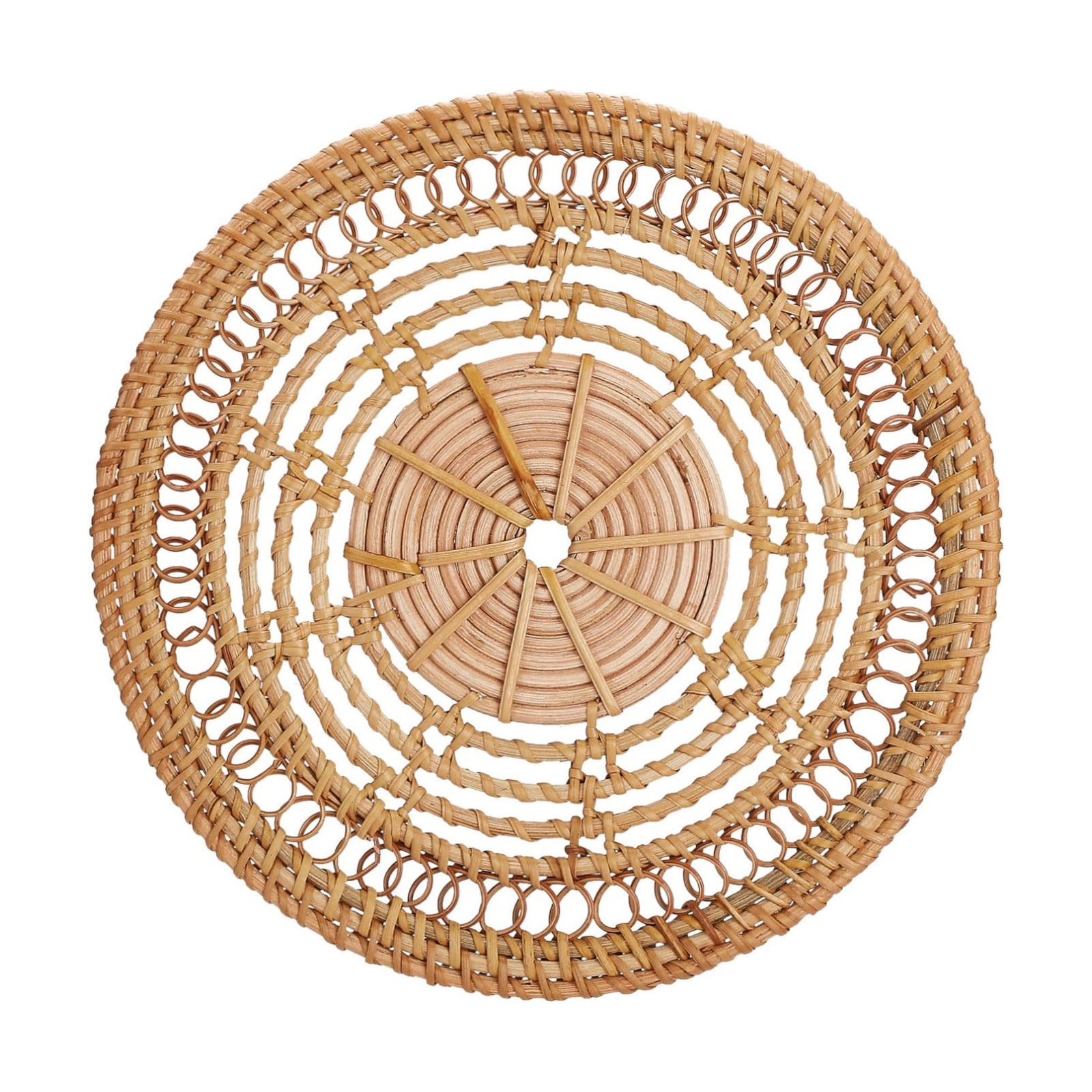 Boho Wall Basket Decor Set / 13 Inch