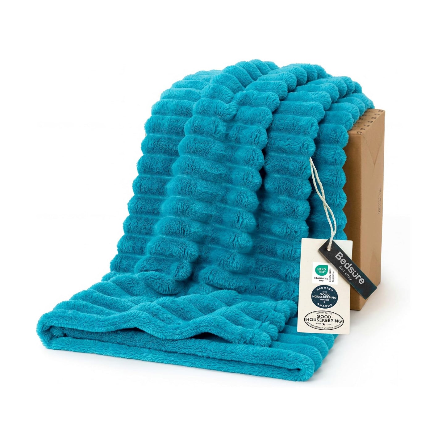 Bedsure Soft Throw Blanket for Couch Decor Gifts Teal 50"x70"