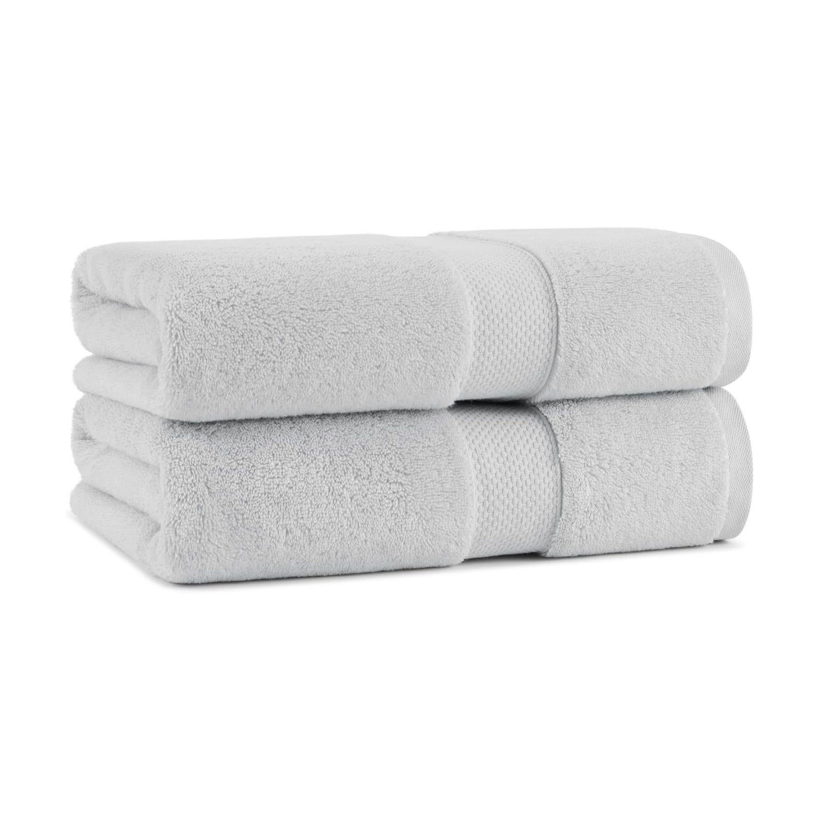 Aston & Arden Luxury Egyptian Cotton Bath Towels, Pack of 2, 600 GSM Plush Soft Absorbent Bathroom Towels for Spa or