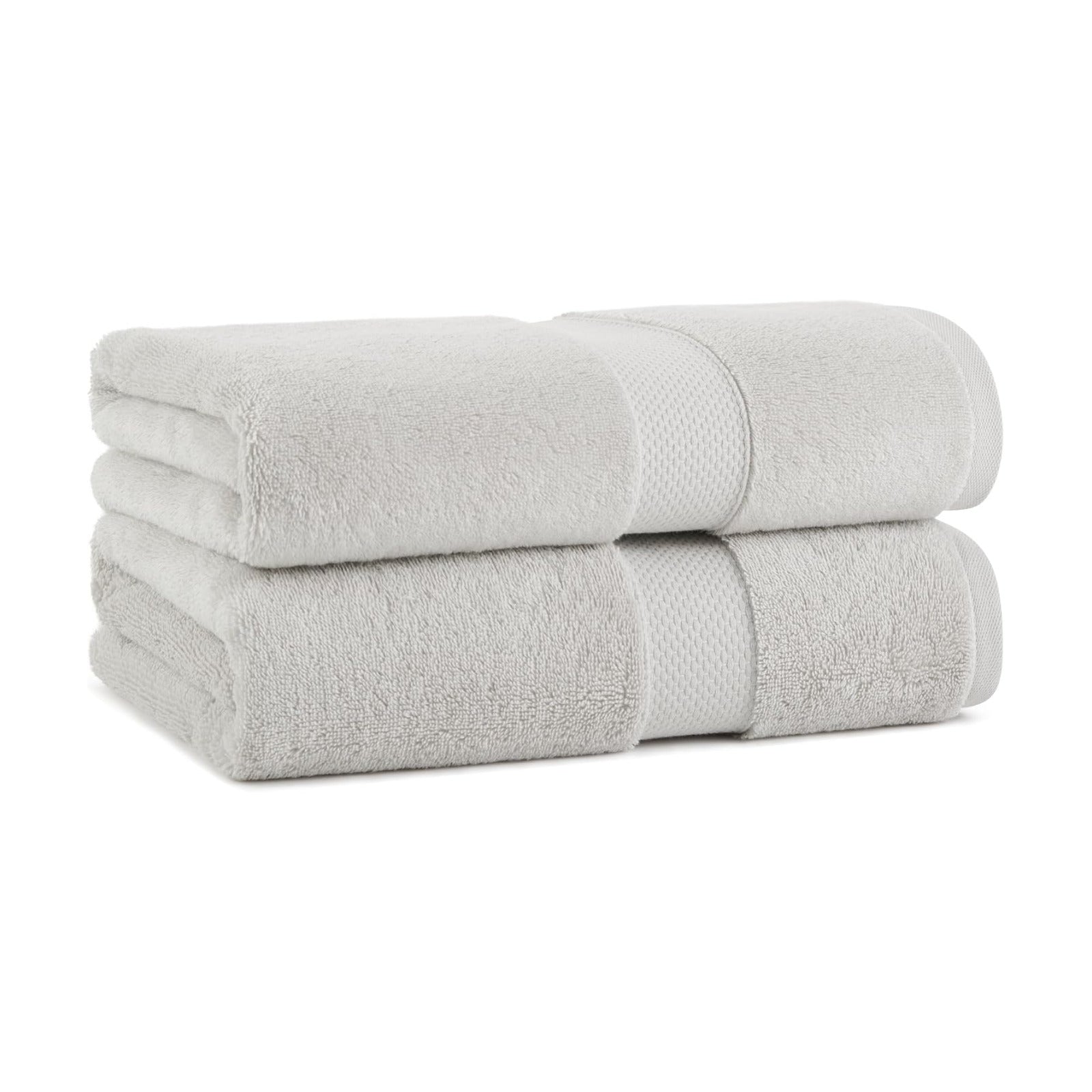 Aston & Arden Luxury Egyptian Cotton Bath Towels, Pack of 2, 600 GSM Plush Soft Absorbent Bathroom Towels for Spa or